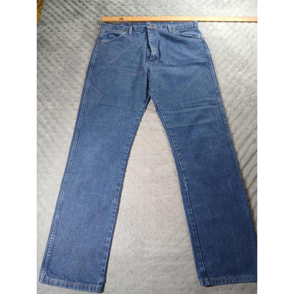 Wrangler Cowboy Cut Original Fit Jeans 13MWZPW Blue Denim 38x36 Mens